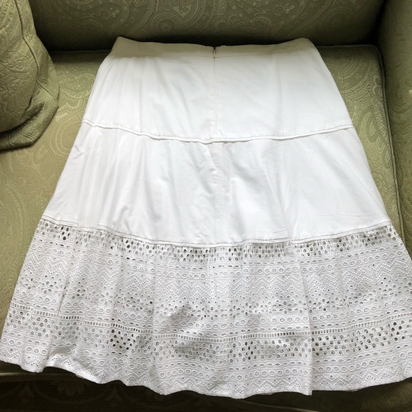NWT J.Crew Point Sur Tiered Skirt w/ Eyelet Size 14 - Picture 4 of 11